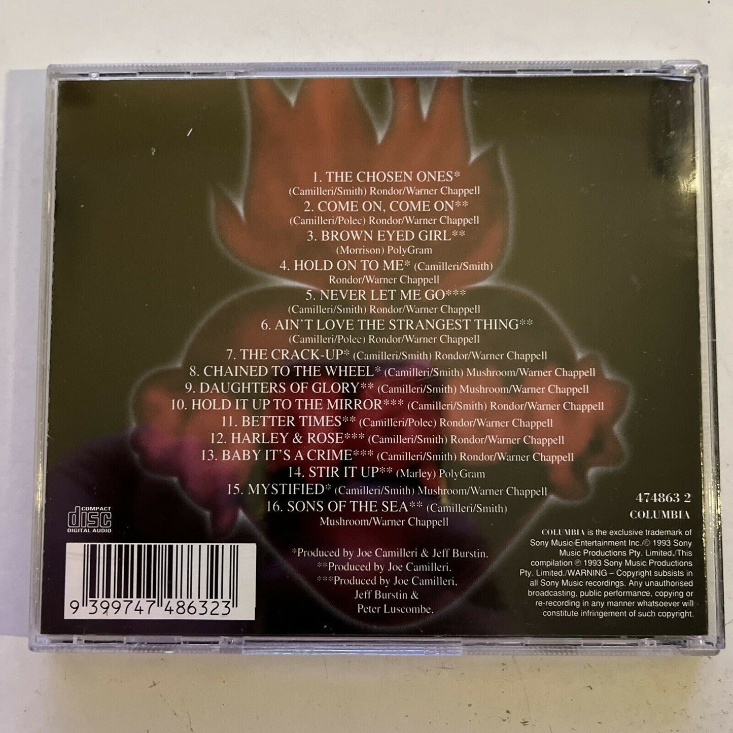 The Black Sorrows - The Chosen Ones (CD, 1993) Album