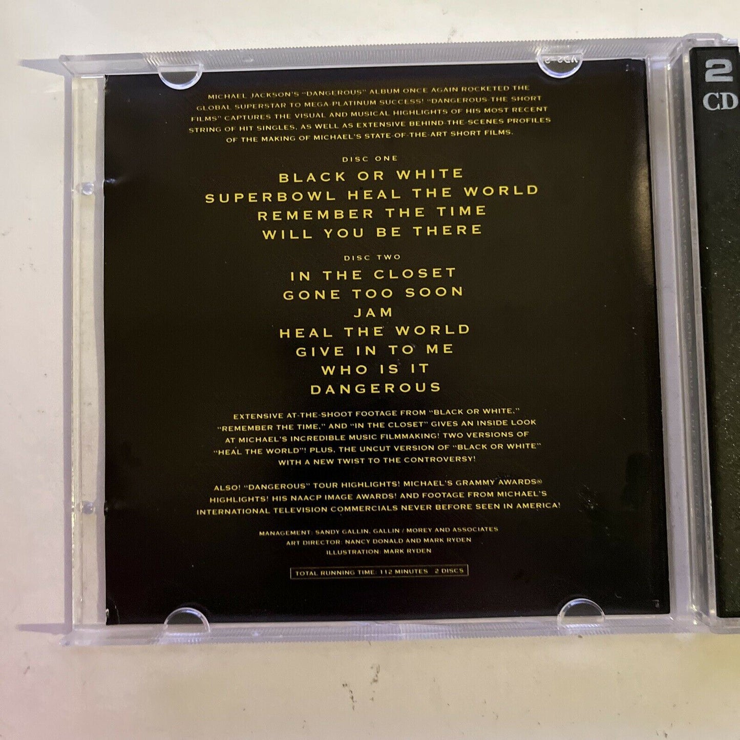 Michael Jackson – Dangerous (The Short Films) VCD 1993