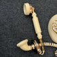 1970's Vintage Victorian Style Sweet Talk Rotary Dial Telephone  Ivory Gold Tone