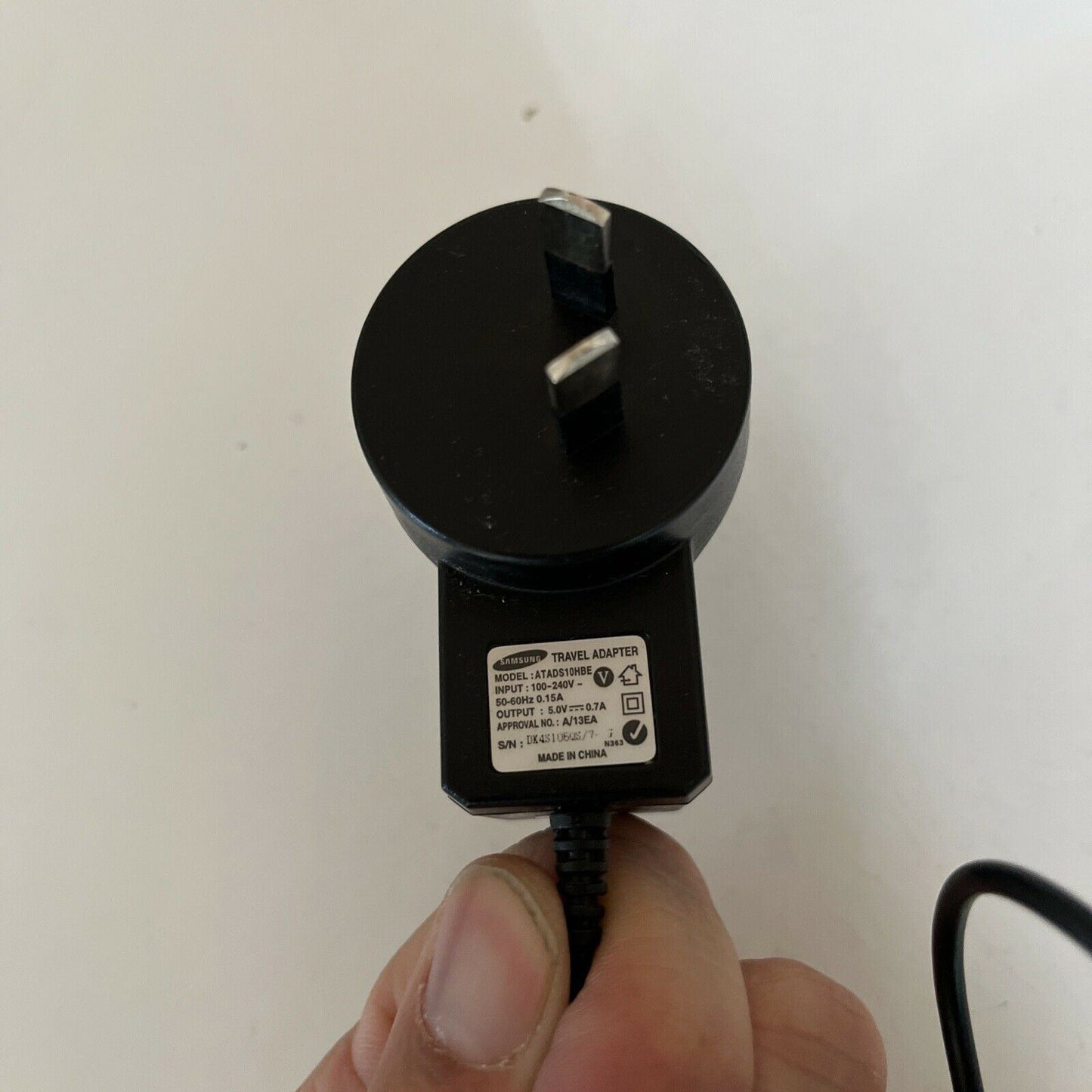 Genuine Samsung Travel Adapter ATADS20HBE 5v 0.7a Power Supply