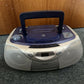 Philips AZ1004 Portable Stereo Boombox CD Tape Radio Sound Machine