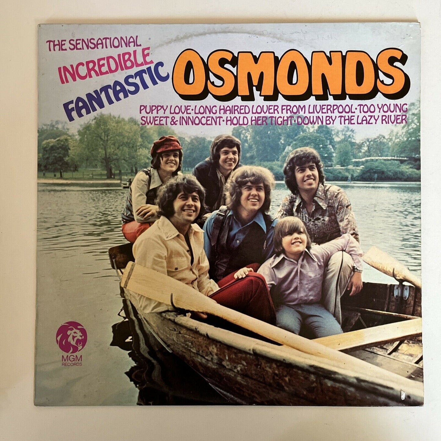 Osmonds – The Sensational Incredible Fantastic Osmonds Vinyl Record 1972