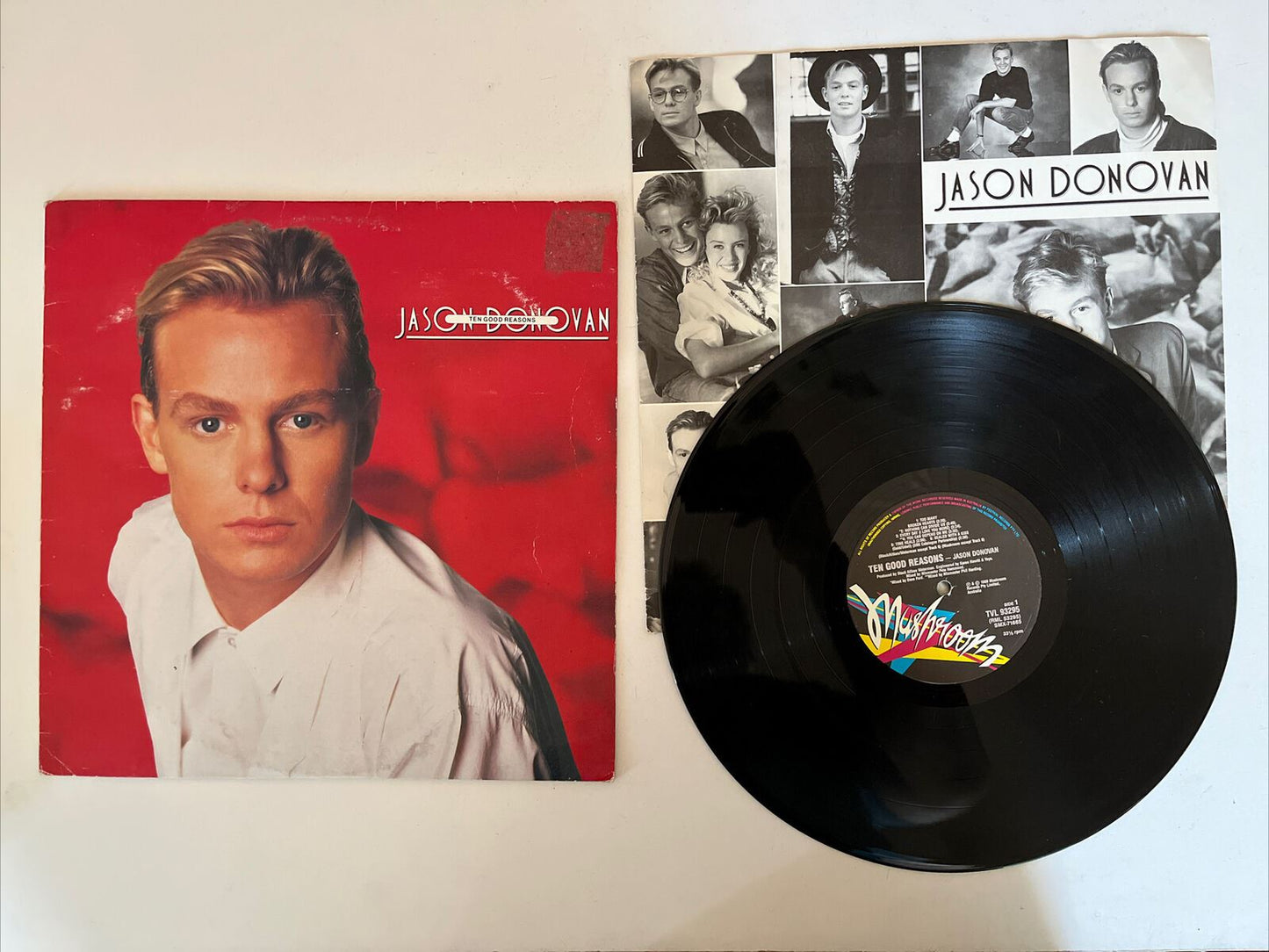 Jason Donovan – Ten Good Reasons. Vinyl Record 1989