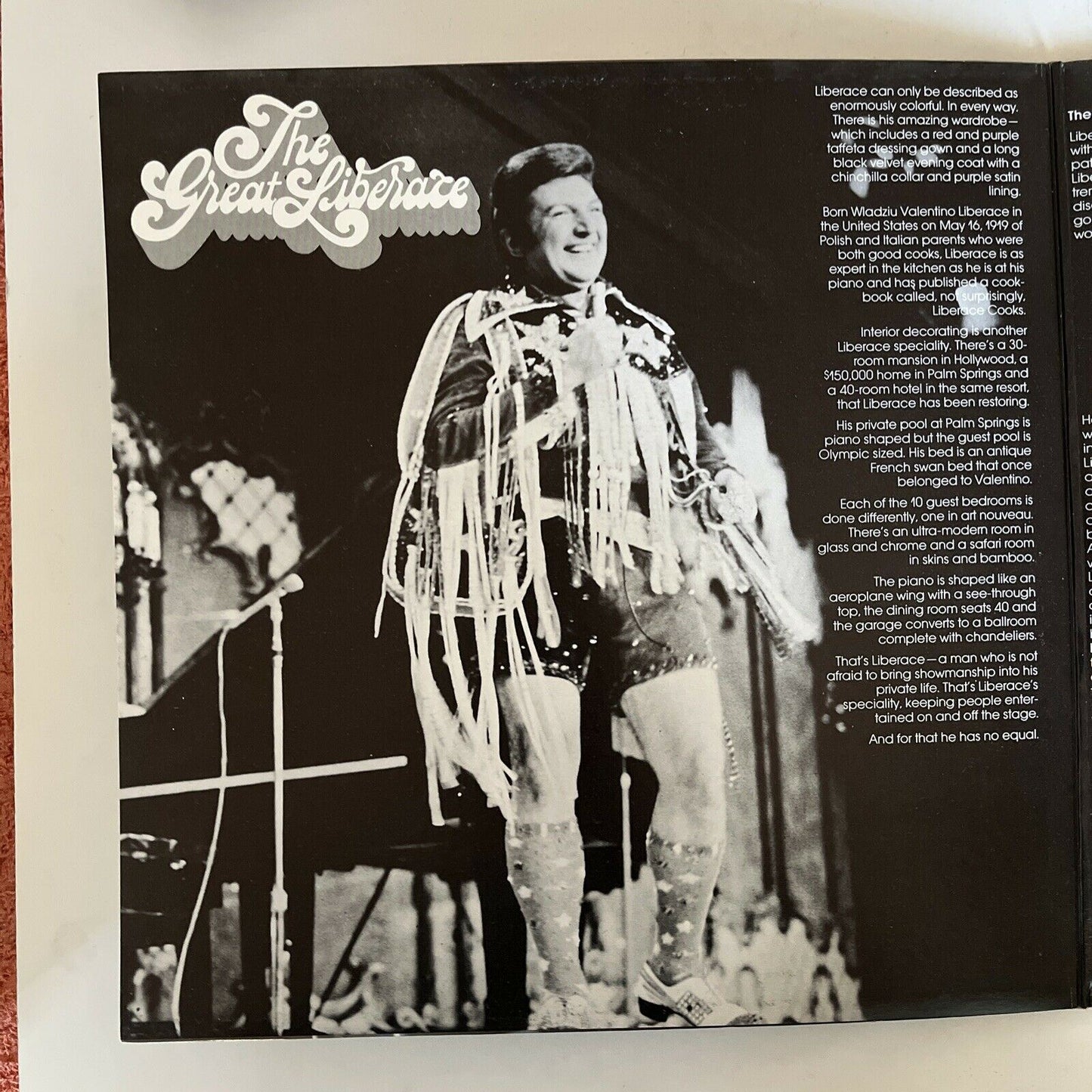 Liberace – The Great Liberace Vinyl Record 1973