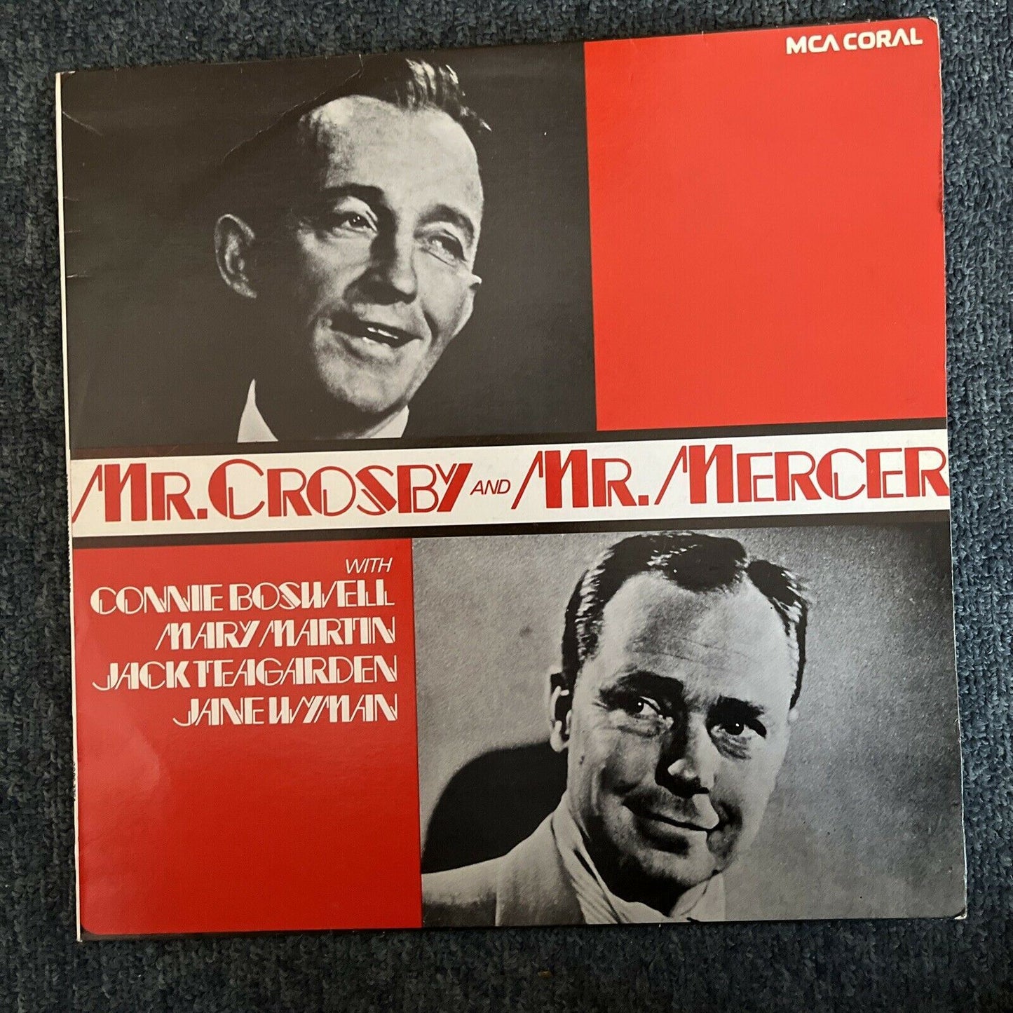 3x Bing Crosby - Irish Eyes are Smiling, Song & Dance and Mr Mercer Vinyl Record