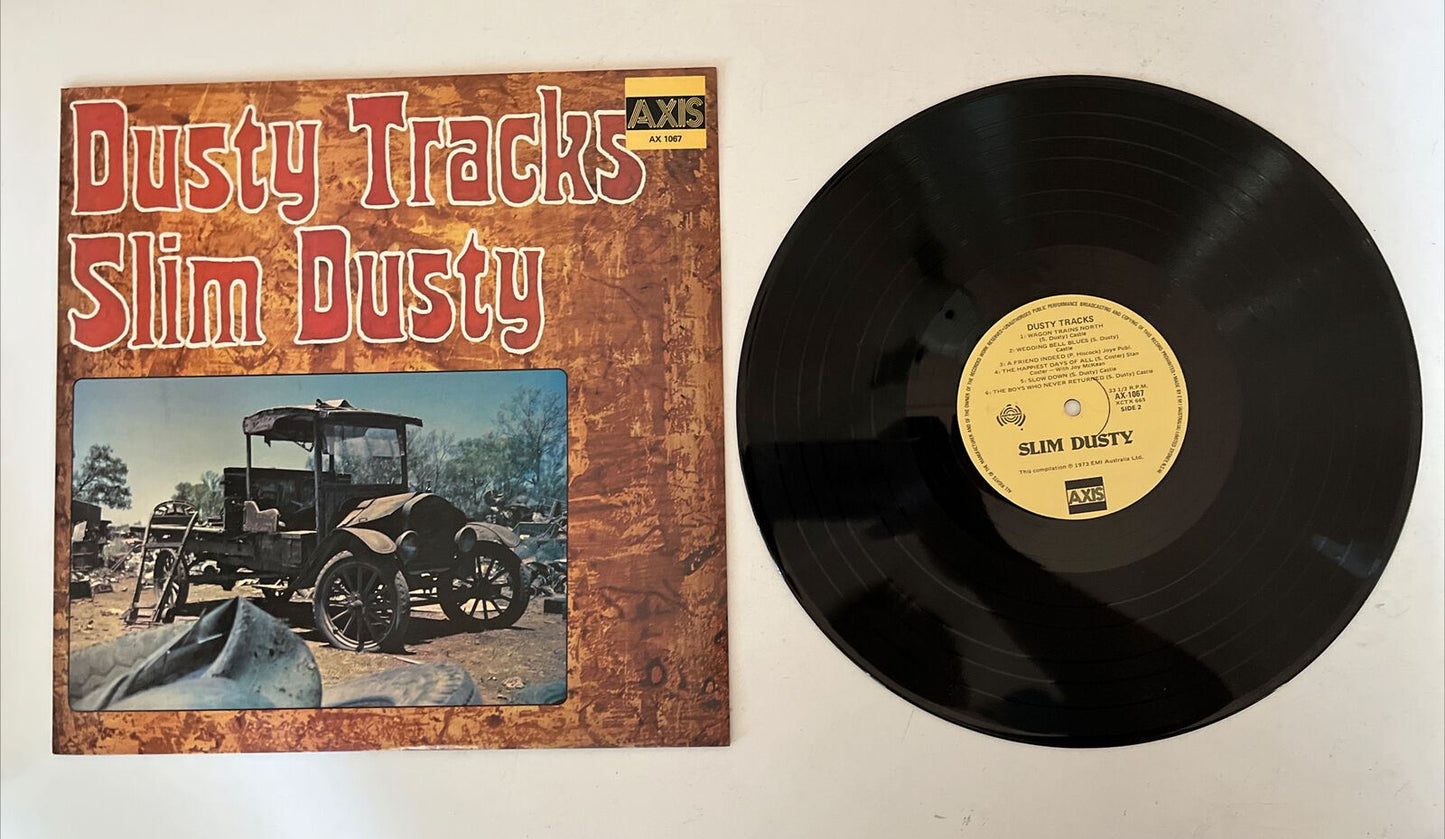 Slim Dusty - Dusty Tracks 1973 Vinyl Record LP