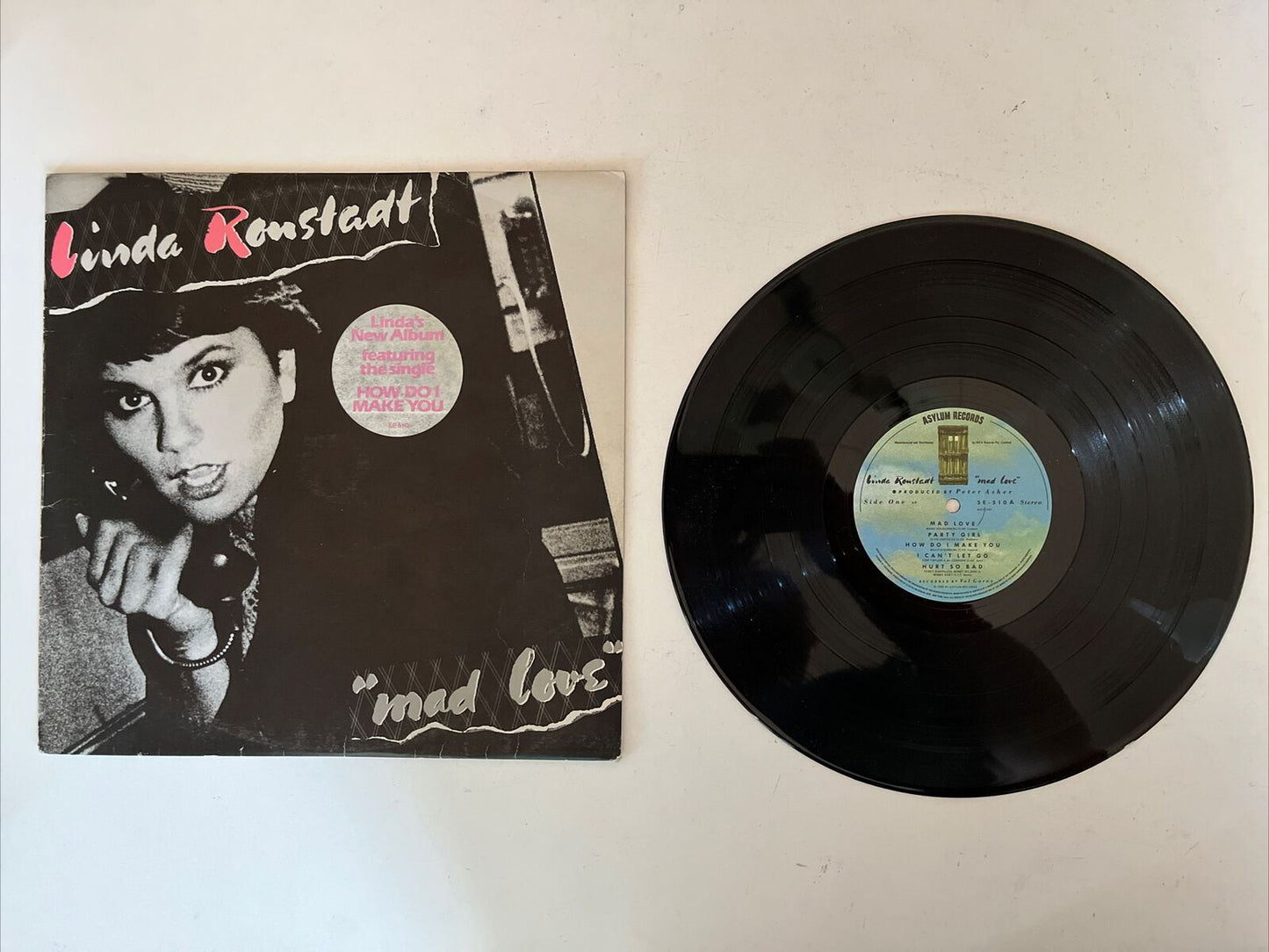 Linda Ronstadt - Mad Love 1980 Vinyl Record LP