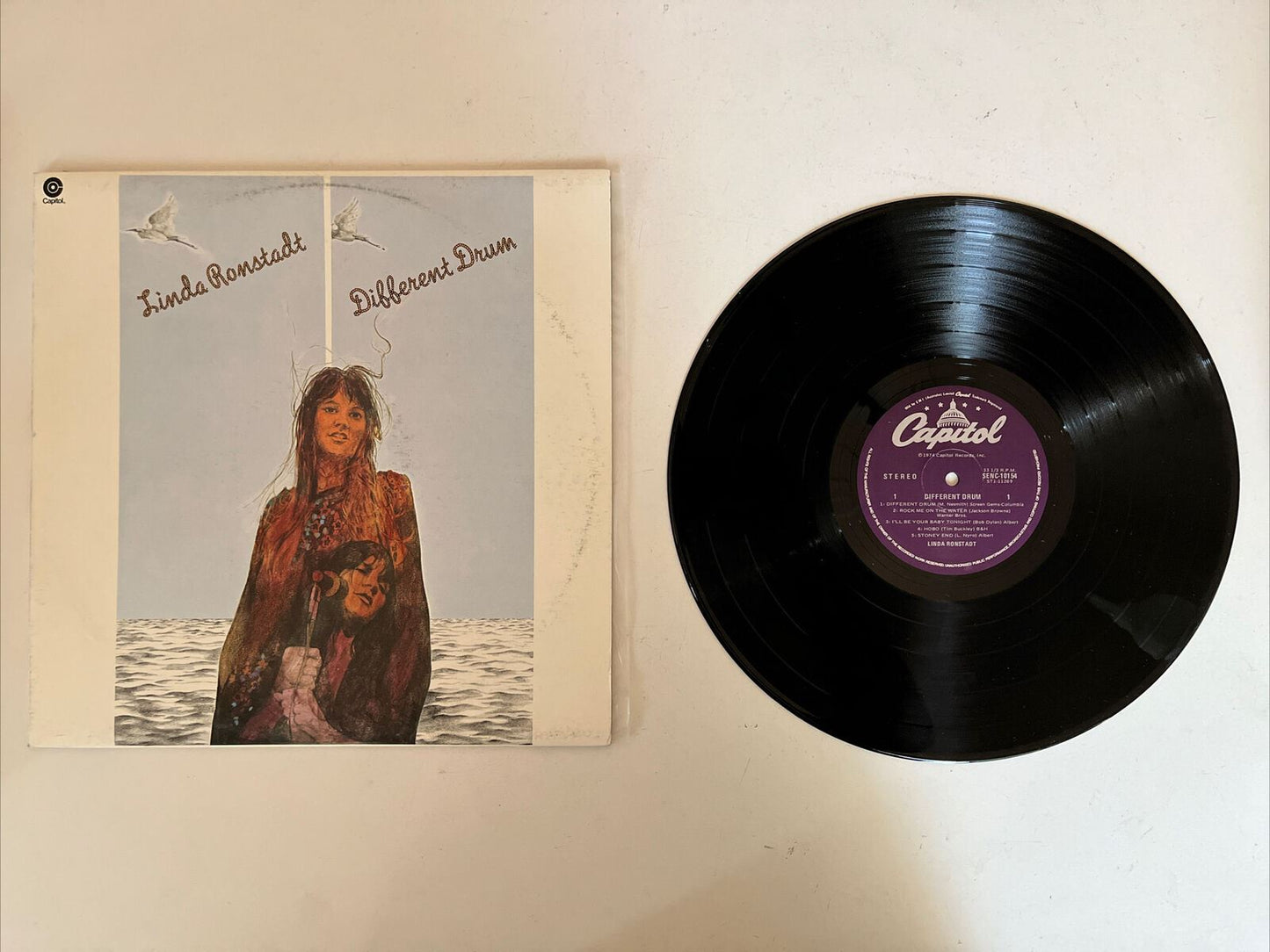 Linda Ronstadt - Different Drum 1974 Vinyl Record LP