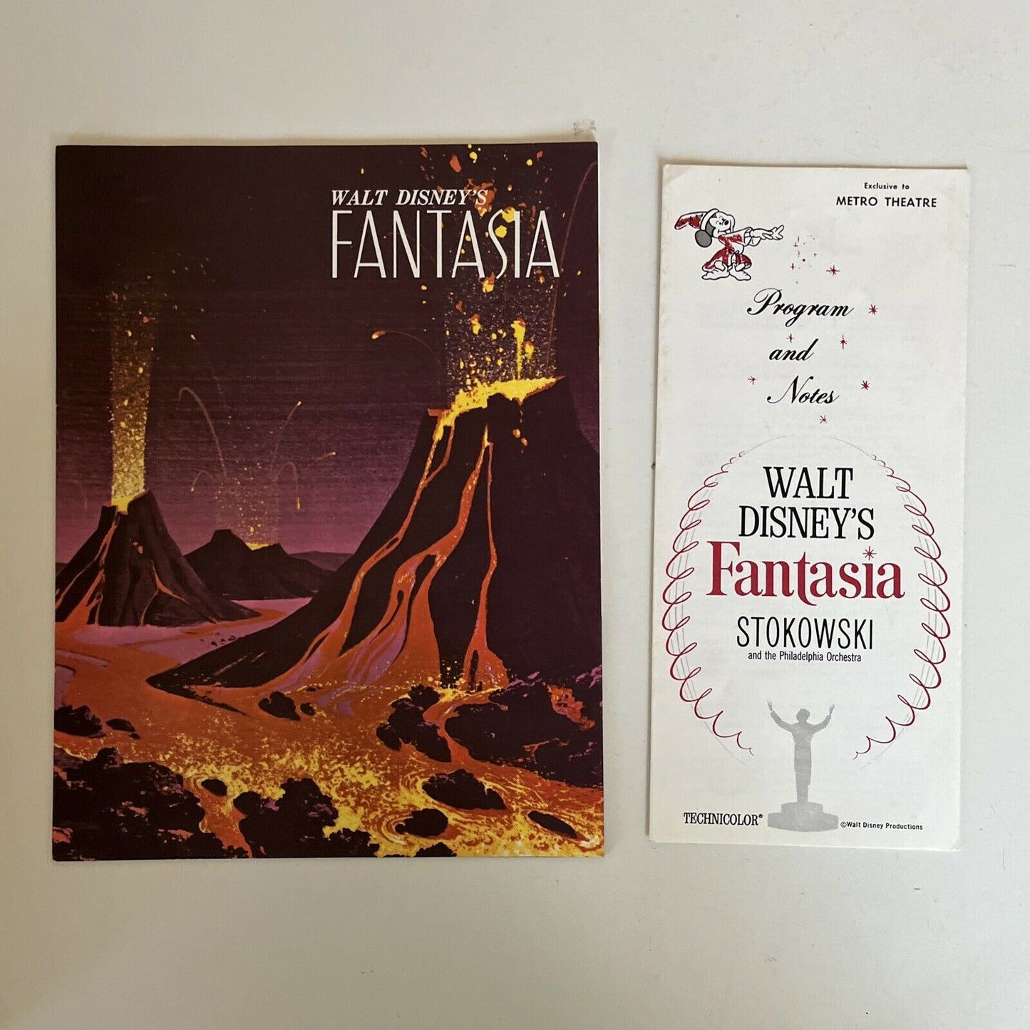 Walt Disney Fantasia - 3 LP Box Set Vinyl Record Stereo /w Program Club Edition