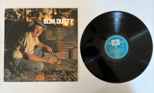 Slim Dusty - Way Out There 1975 Vinyl Record LP