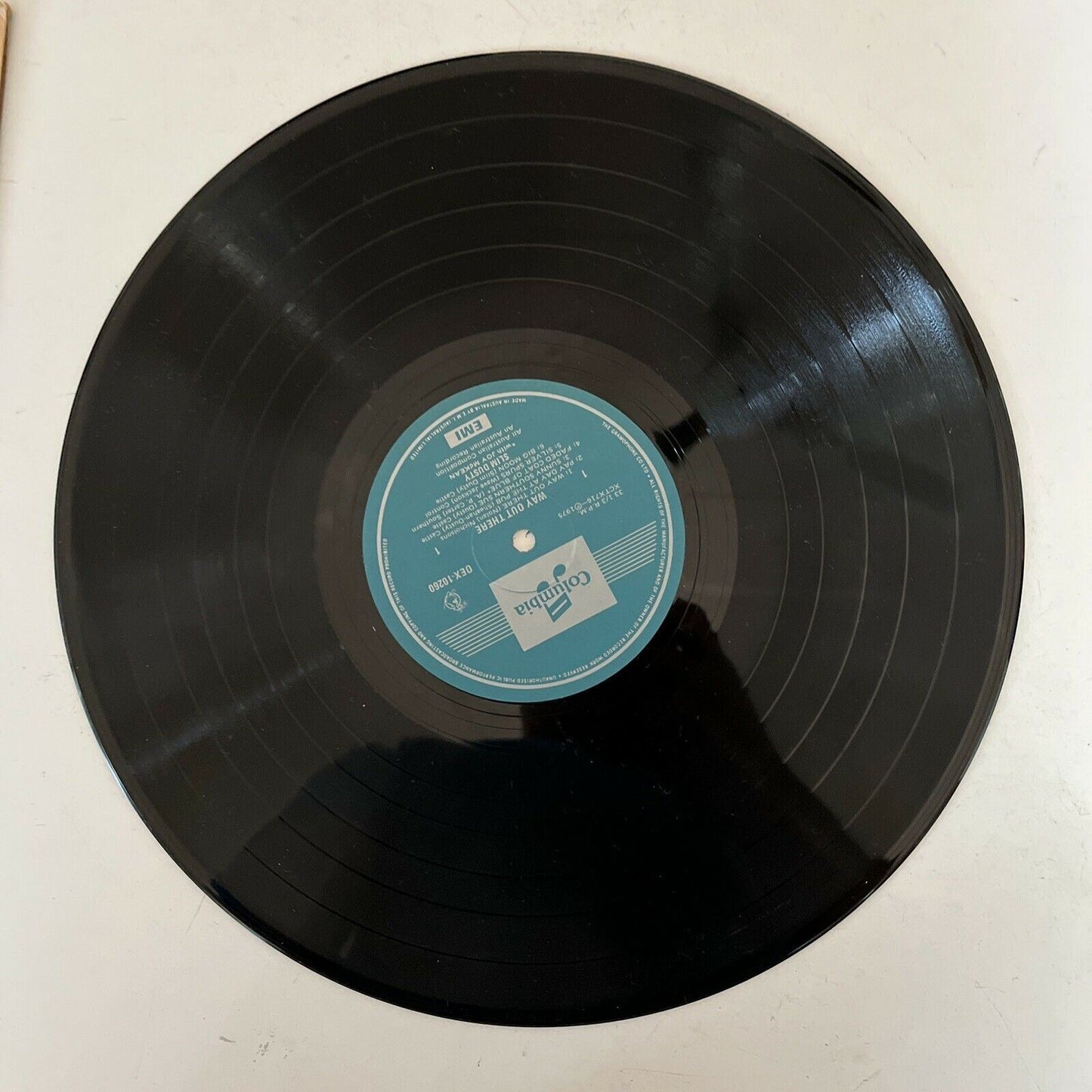 Slim Dusty - Way Out There 1975 Vinyl Record LP