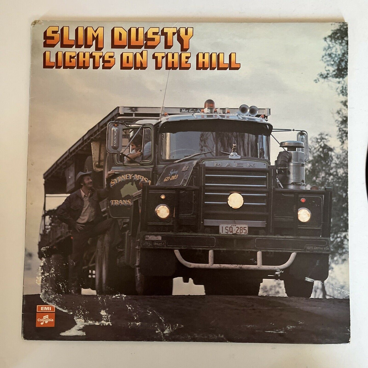 Slim Dusty – Lights On The Hill 1975 Vinyl Record LP