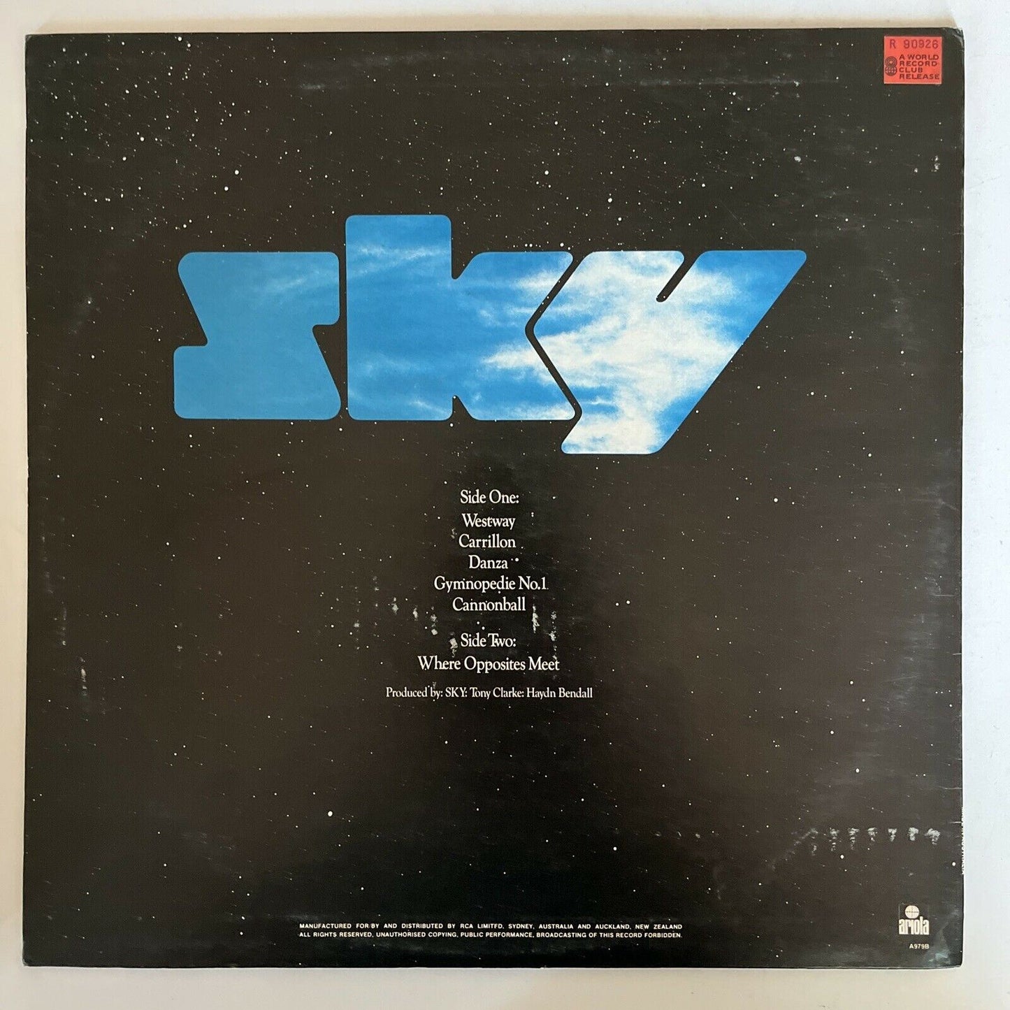 Sky – Sky 1979 Vinyl Record LP