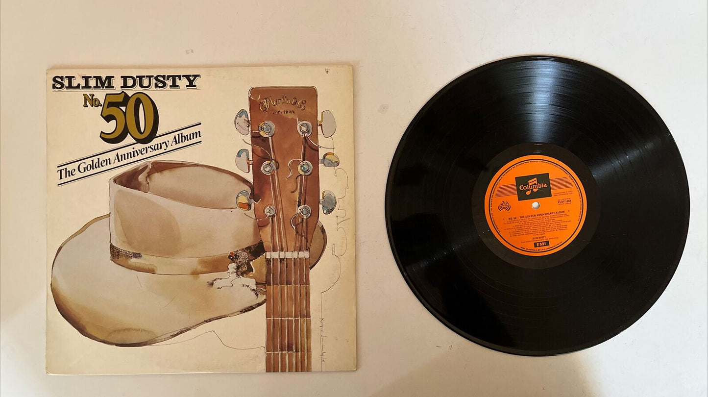 Slim Dusty – No.50 The Golden Anniversary Album 1981 Vinyl Record LP