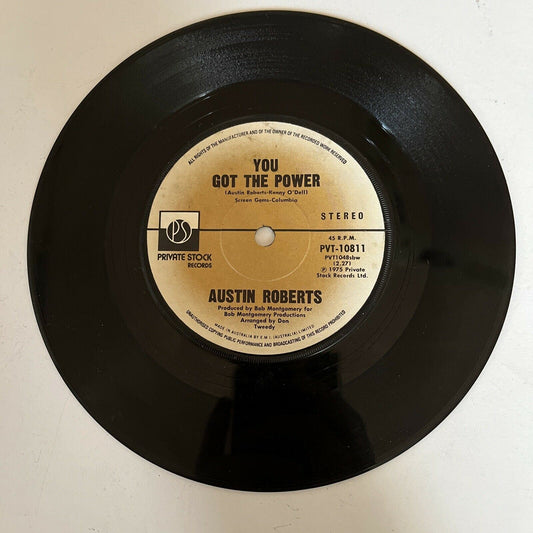 Austin Roberts - Rocky / You Got The Power 7" Vinyl Record Single