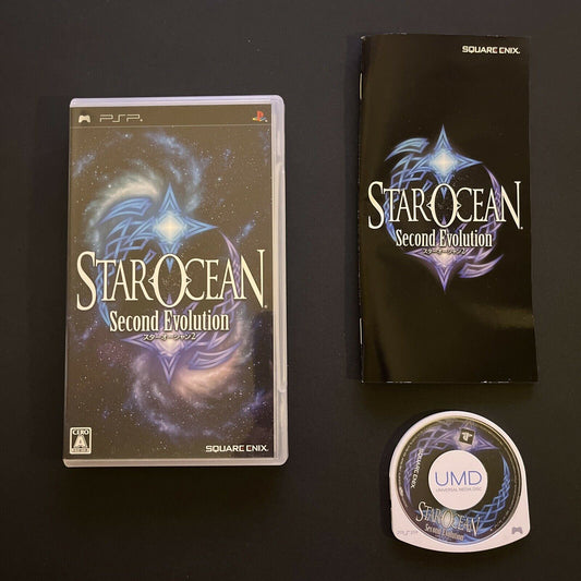 Star Ocean: Second Evolution - Sony PSP Japan Game Complete with Manual