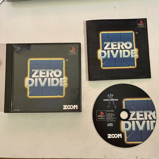 Zero Divide - PlayStation PS1 NTSC-J JAPAN 1995 Game with Manual