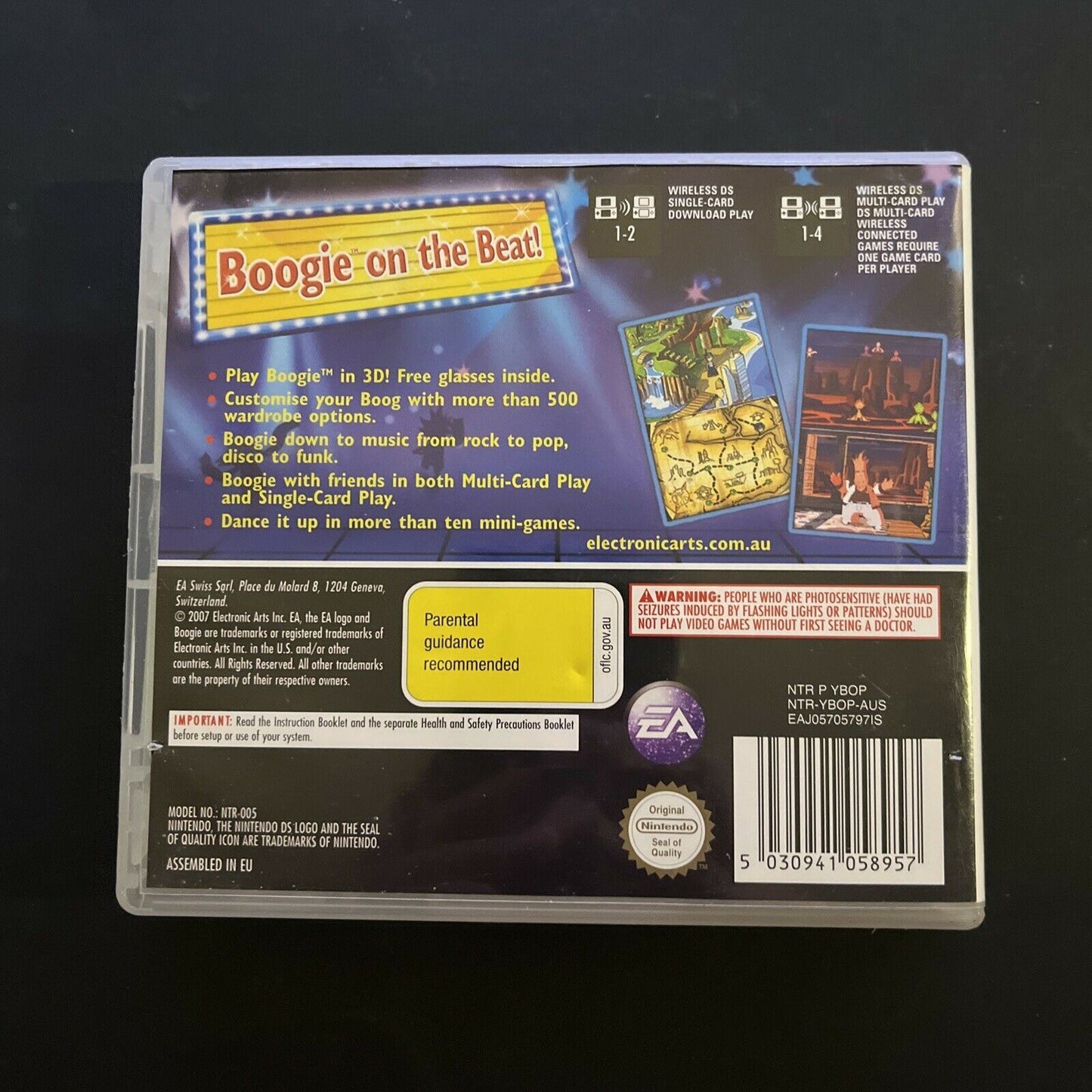 Boogie - Nintendo DS NDS Game Complete with Manual