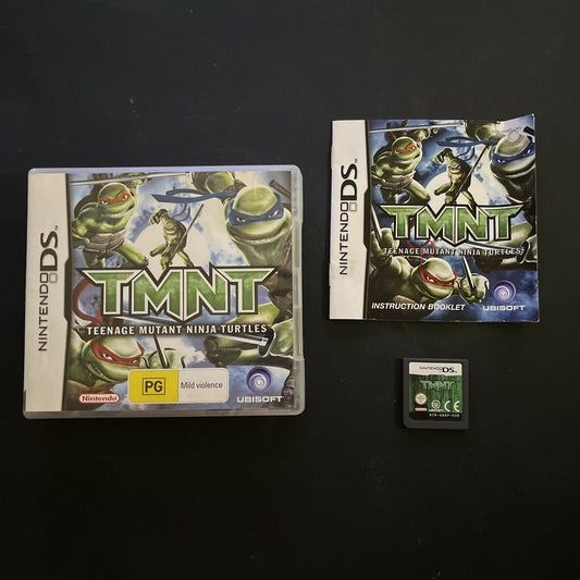 Teenage Mutant Ninja Turtles - Nintendo DS Game Complete with Manual