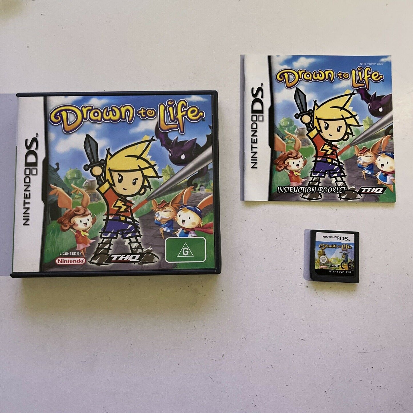 Drawn To Life - Nintendo DS NDS Complete with Manual