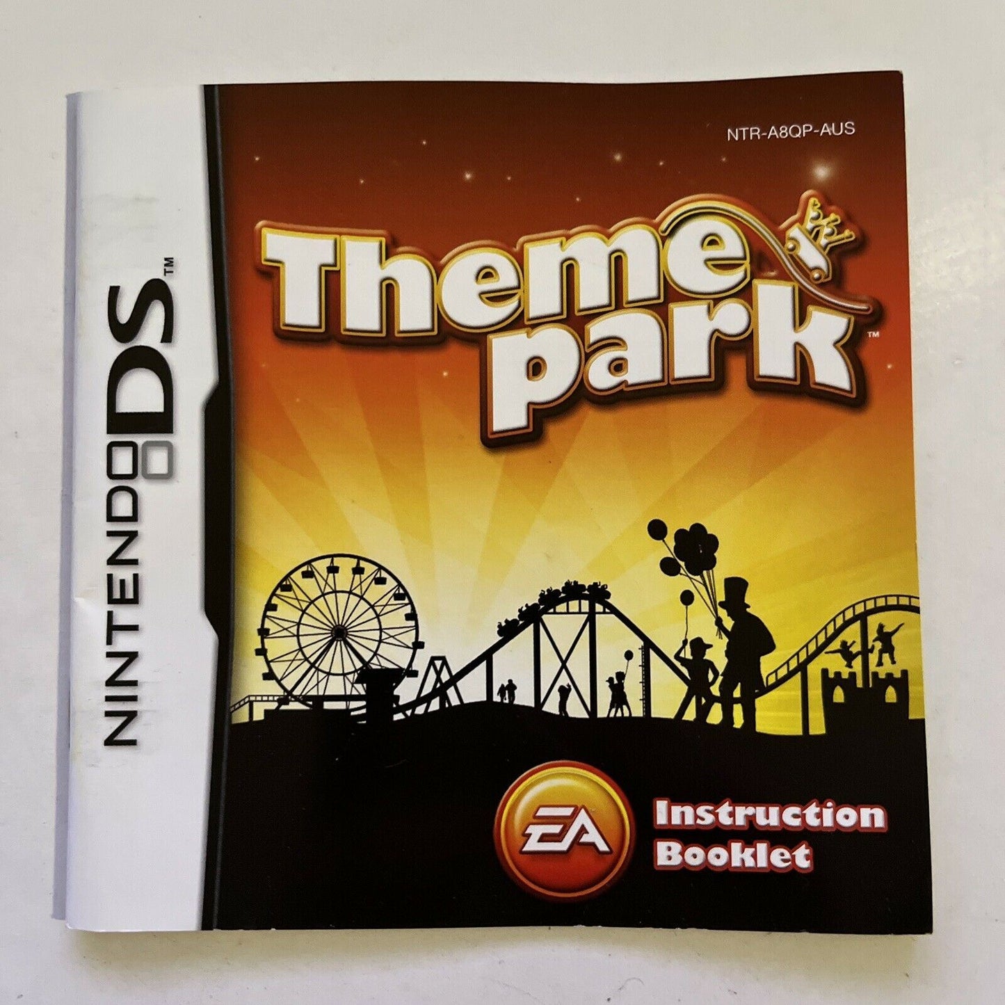 Theme Park - Nintendo DS NDS Game Complete with Manual