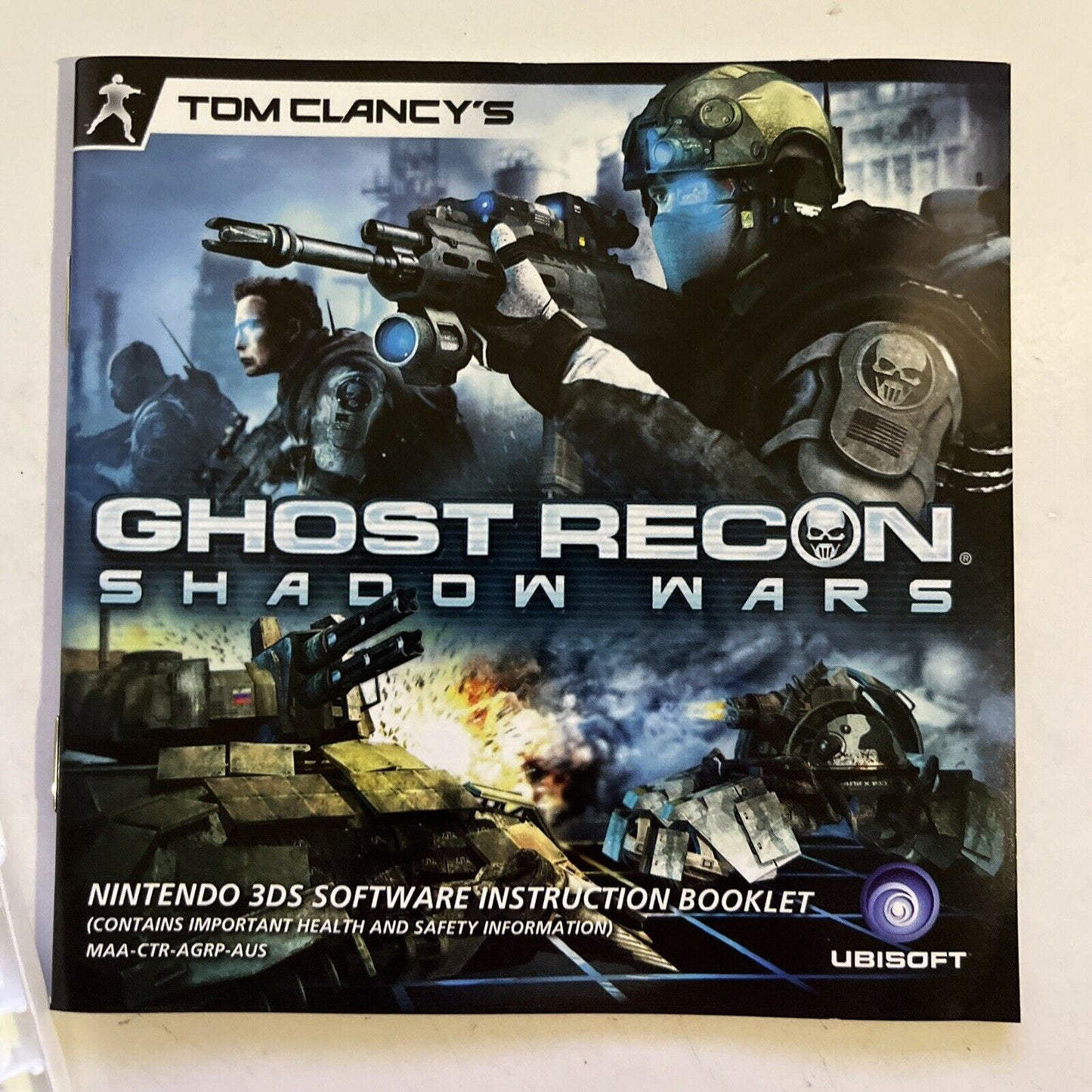 Tom Clancy's Ghost Recon: Shadow Wars - Nintendo 3DS Complete Game with Manual