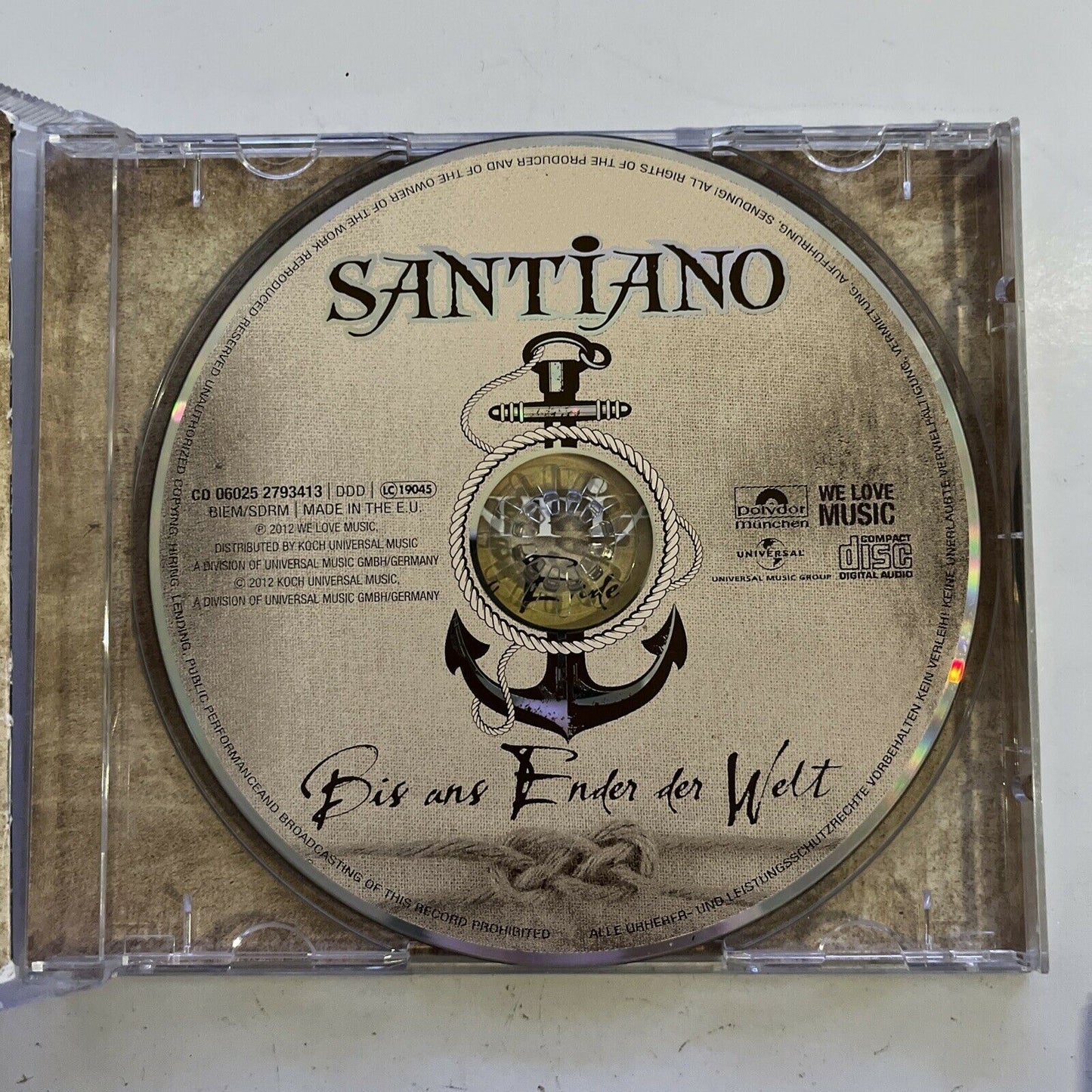 Santiano ‎– Bis Ans Ende Der Welt (CD, 2012) Album