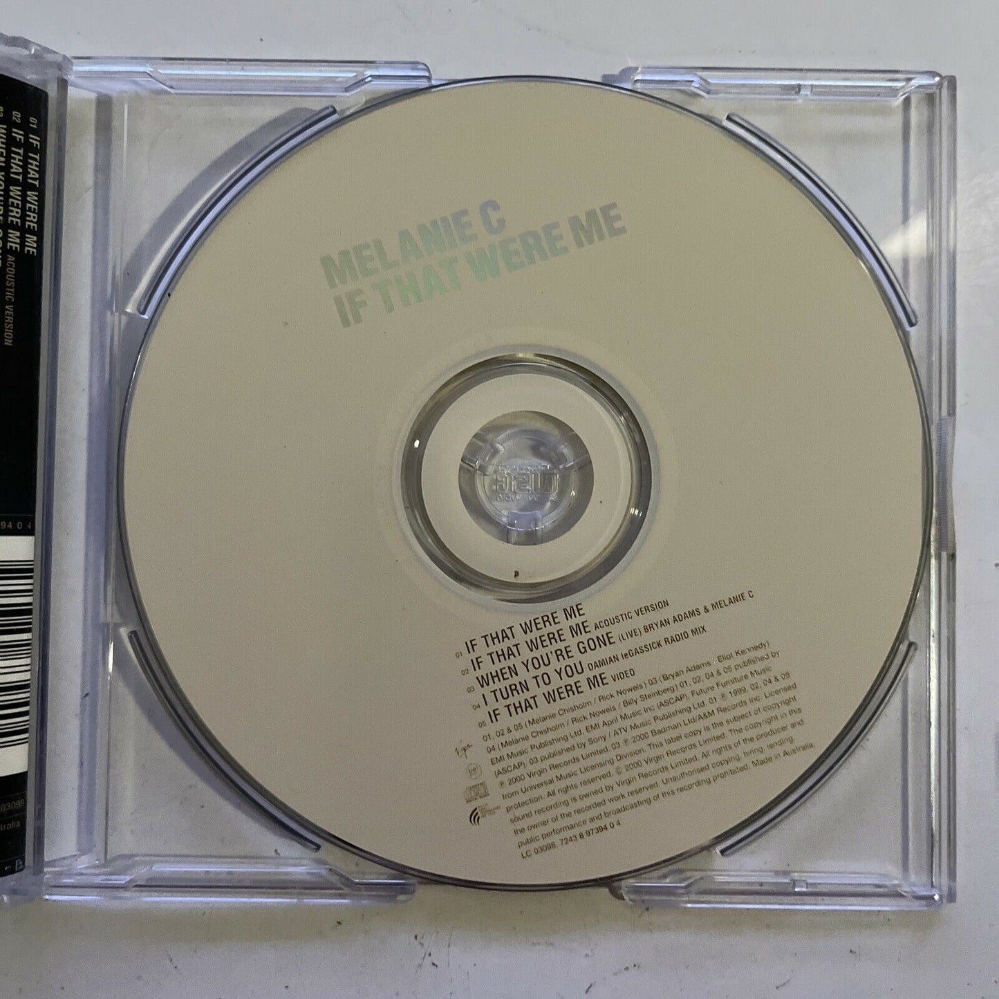 Melanie C – If That Were Me CD 2000 Single