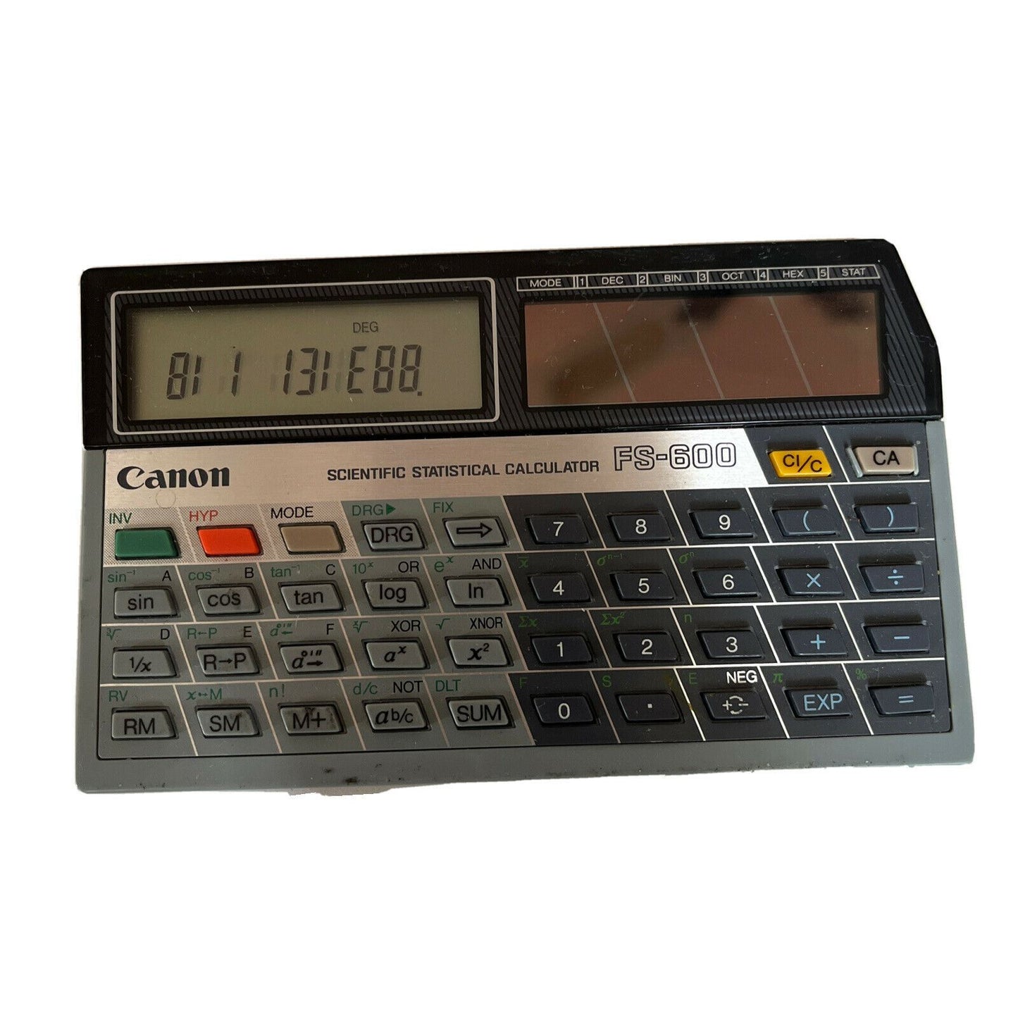 Canon FS-600 Scientific Statistical Calculator *For Parts Or Repair