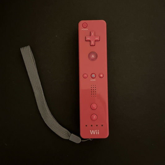 Genuine OFFICIAL Nintendo Wii Remote Wiimote Controller Pink - RARE!