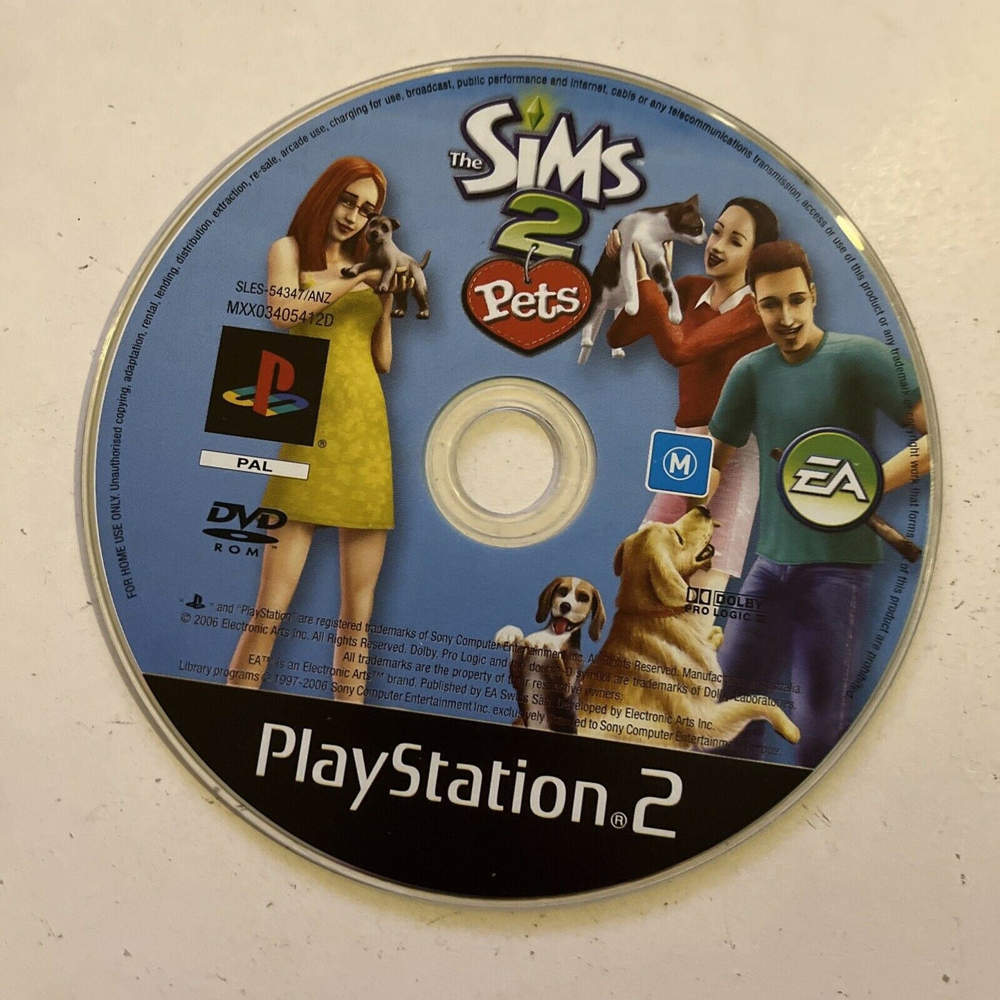 The Sims 2 Pets - PS2 Playstation 2 PAL Game Complete with Manual