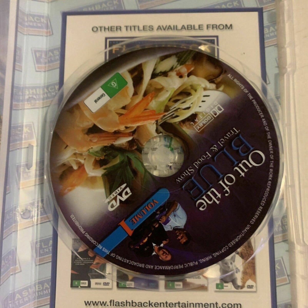 Out of the BLUE Travel & Food Show (DVD,2002) Michael Angelakis, Michael Keenan