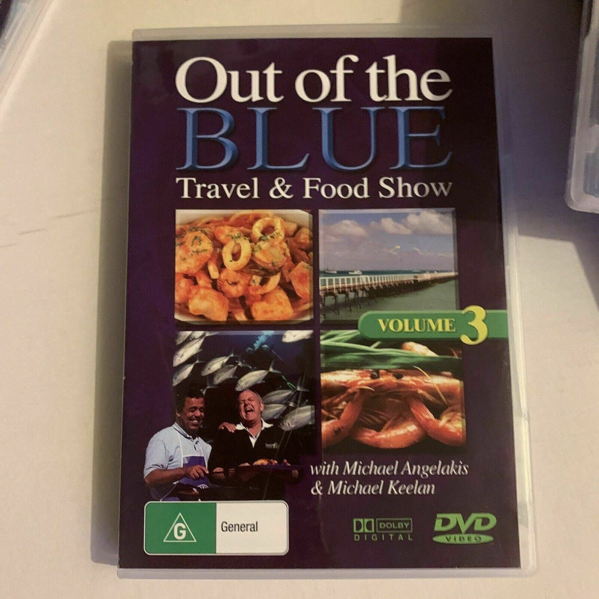 Out of the BLUE Travel & Food Show (DVD,2002) Michael Angelakis, Michael Keenan