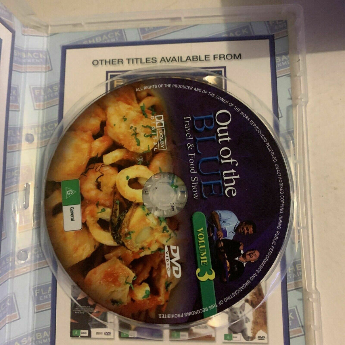 Out of the BLUE Travel & Food Show (DVD,2002) Michael Angelakis, Michael Keenan