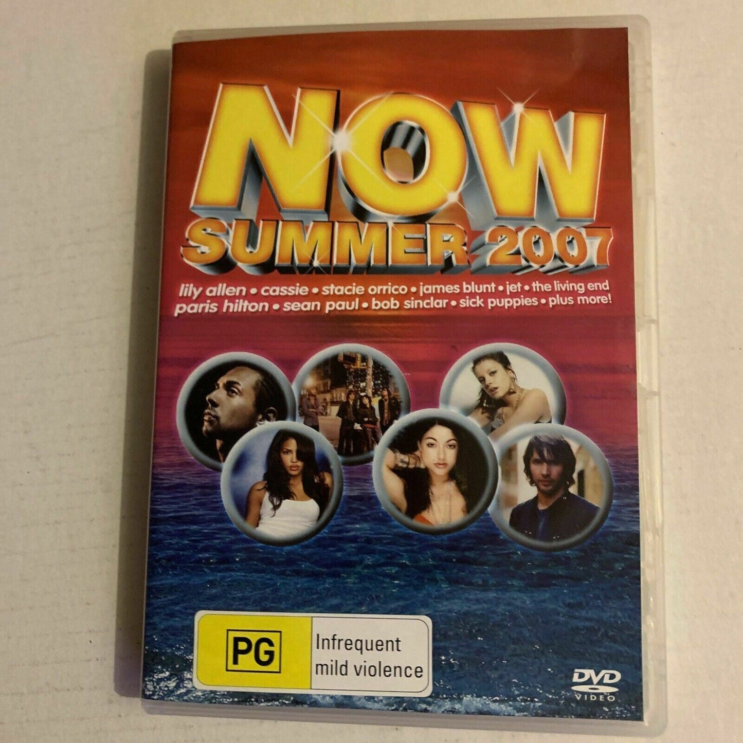 Now Summer 2007 (DVD, 2007) Lily Allen, Cassie, Paris Hilton, Sean Paul, Jet