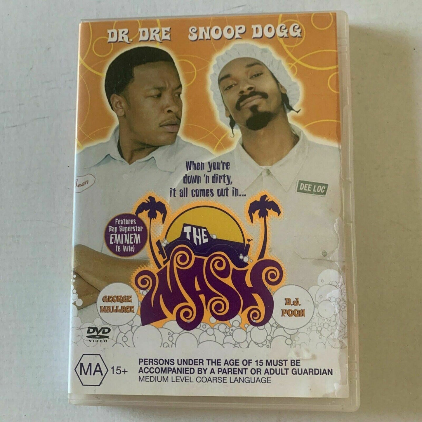 The Wash (DVD, 2001) Dr Dre, Snoop Dogg. Region 4