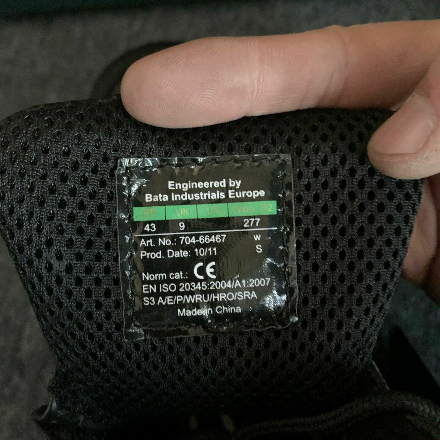 Bata Industrials Bickz 902 9UK Work Safety Boots Lace up Composite Toe Cap