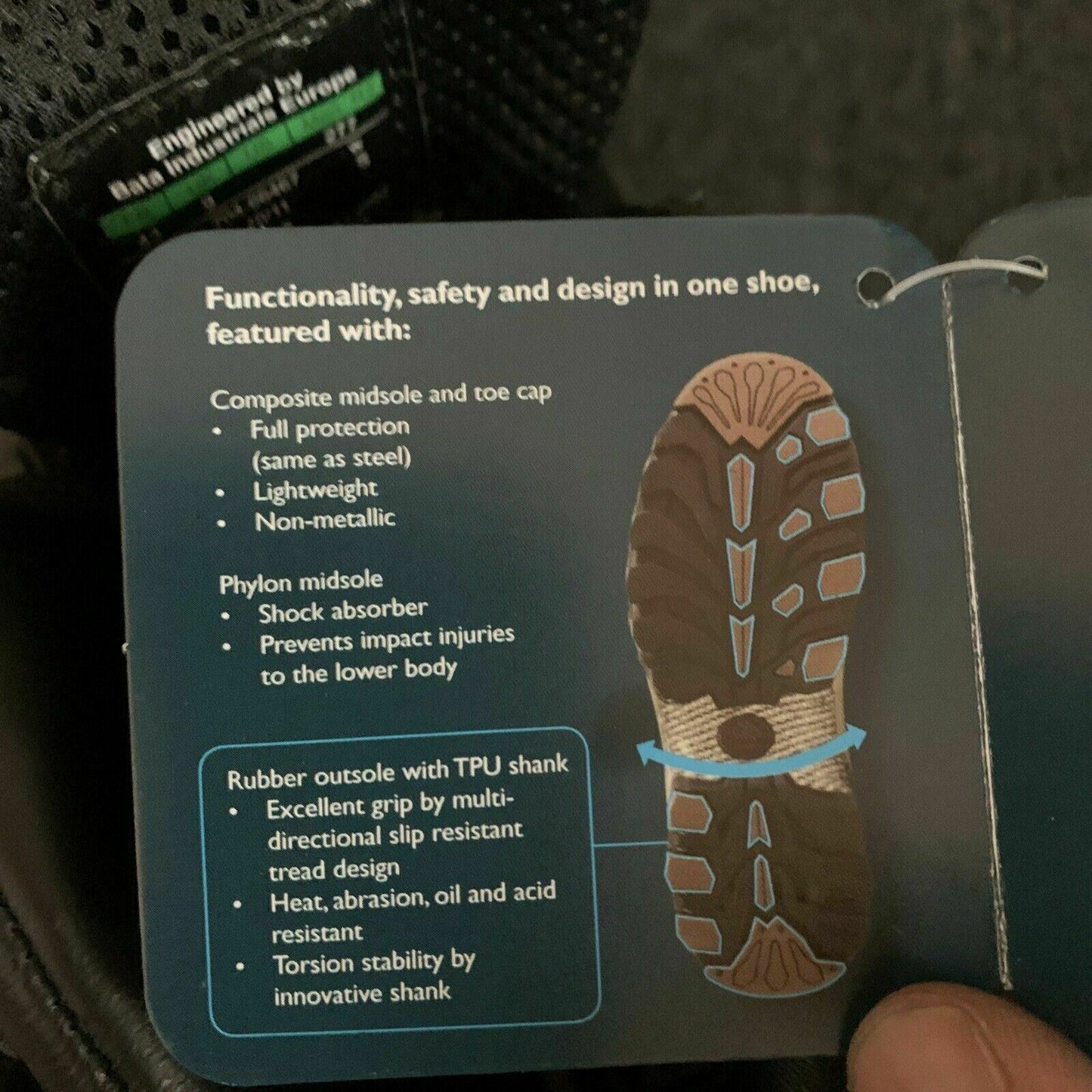 Bata Industrials Bickz 902 9UK Work Safety Boots Lace up Composite Toe Cap