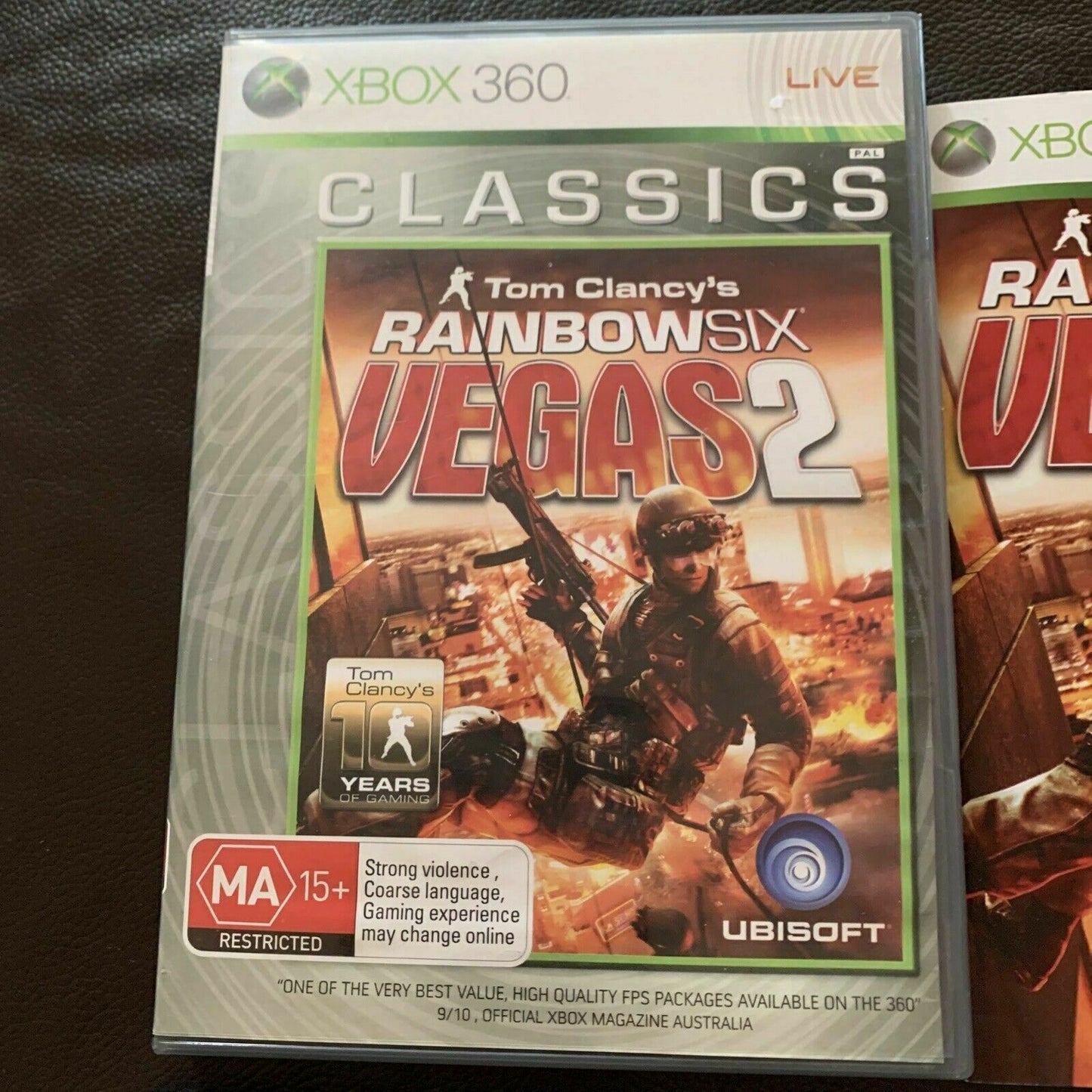 Tom Clancy's Rainbow Six Vegas 1 & 2 - Microsoft Xbox 360 PAL With Manual