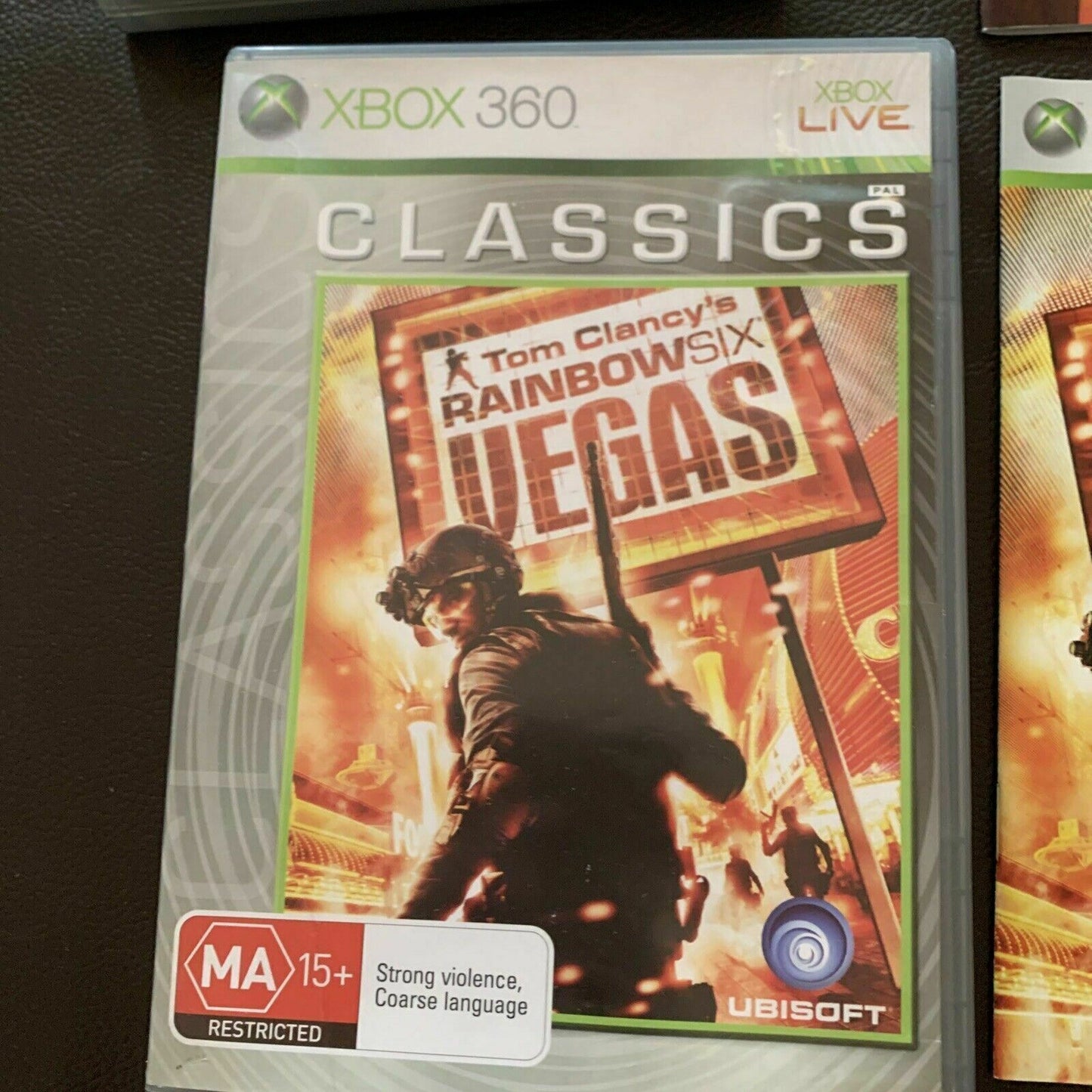 Tom Clancy's Rainbow Six Vegas 1 & 2 - Microsoft Xbox 360 PAL With Manual