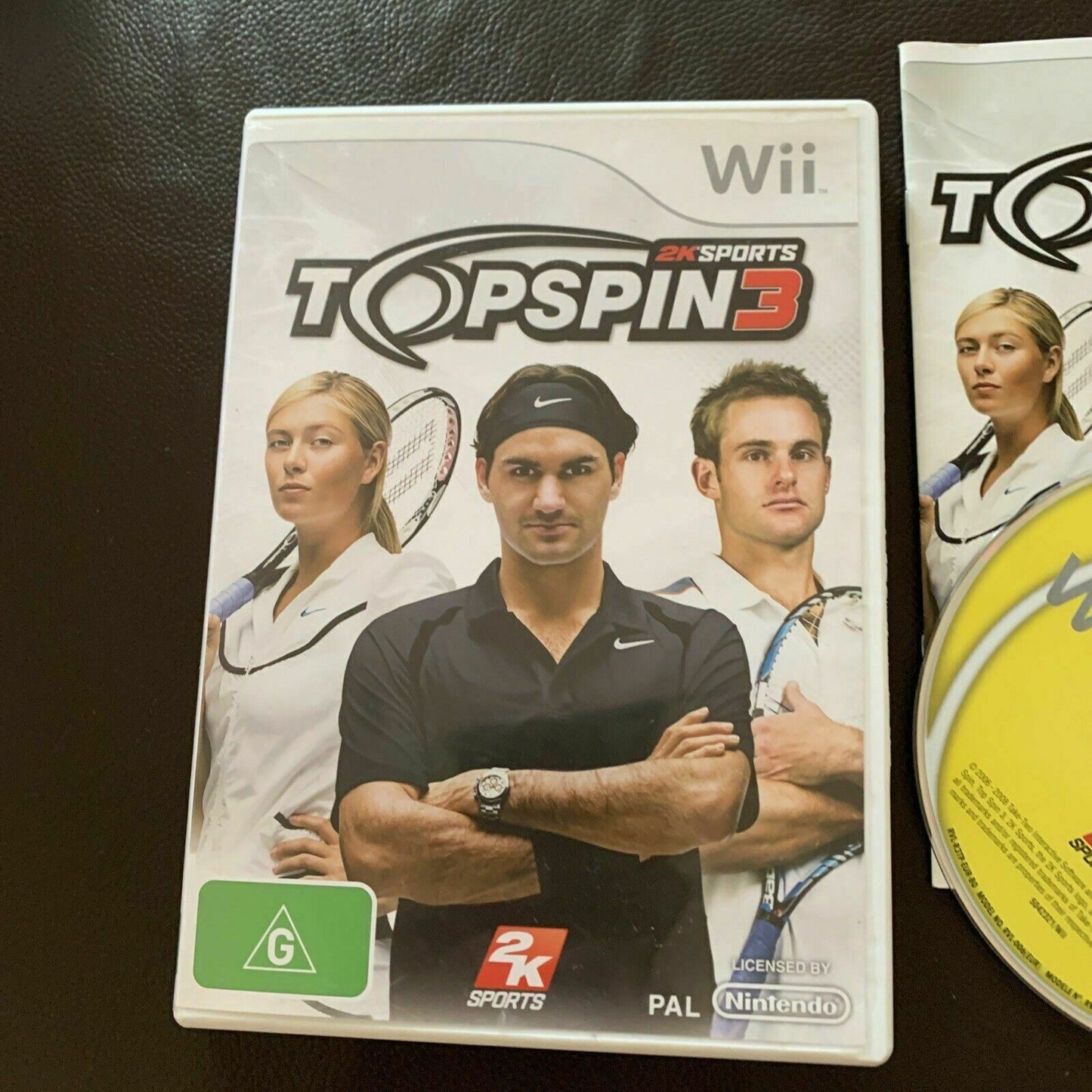 Top Spin 3 - Nintendo Wii PAL Game Complete with Manual