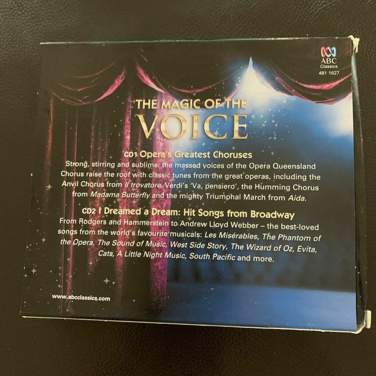 Magic of the Voice the: Classic Opera Choruses & Broadway Favourite (CD, 2-Disc)