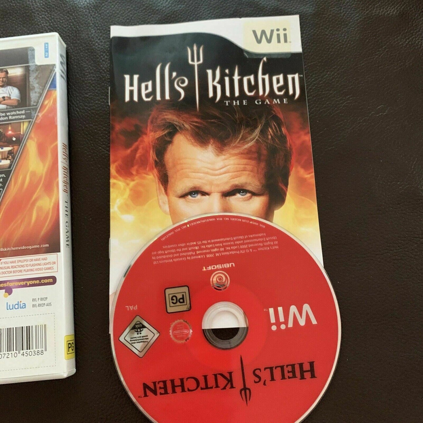 Hell's Kitchen :The Game - Nintendo Wii PAL Game with Manual