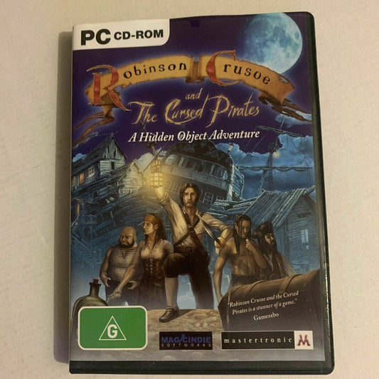 Robinson Crusoe And The Cursed Pirates - PC Windows CDROM Hidden Object Game