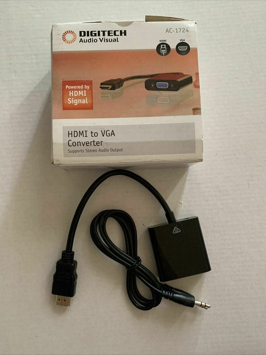 Digitech HDMI To VGA Converter with Stereo output