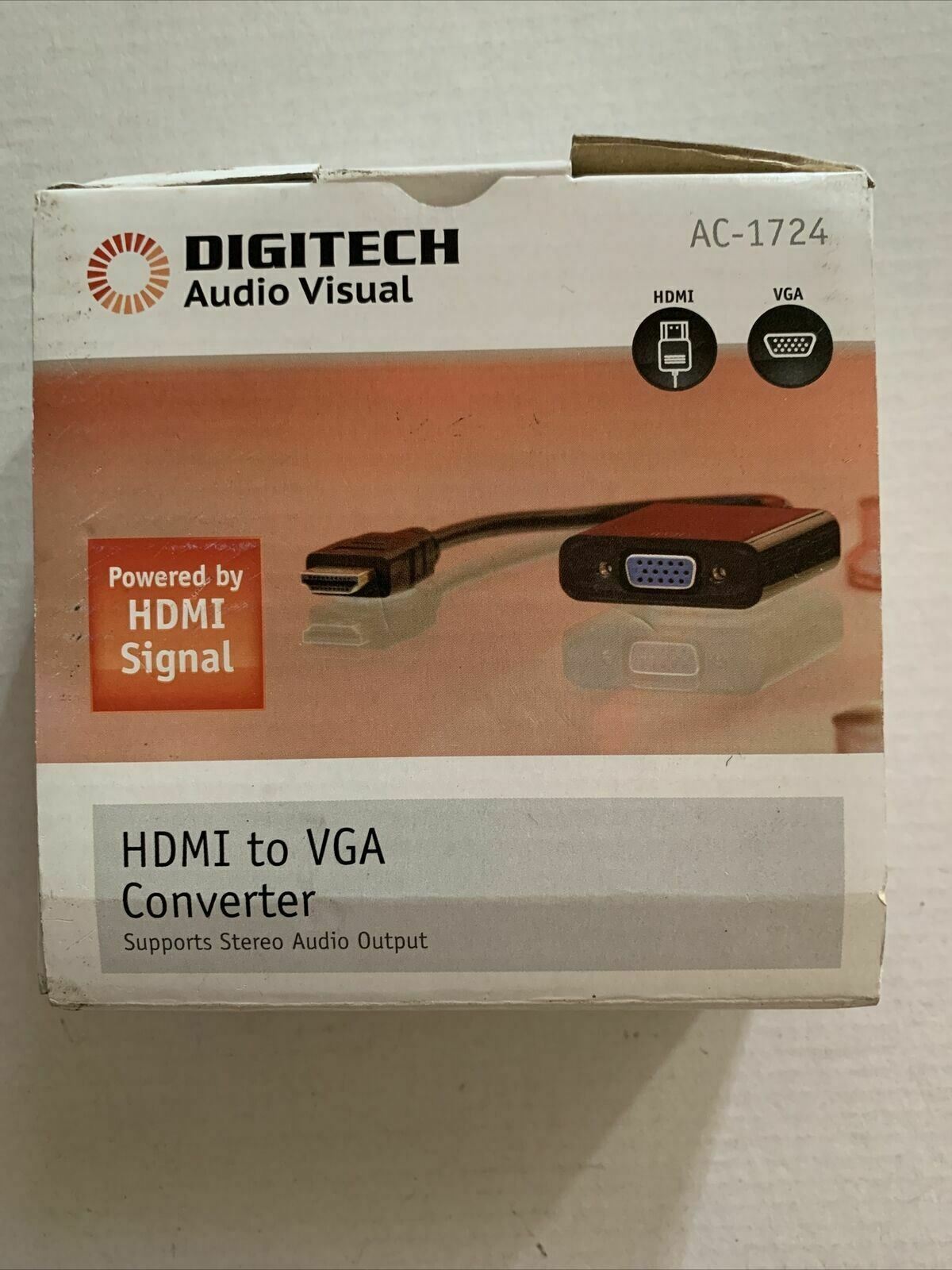 Digitech HDMI To VGA Converter with Stereo output