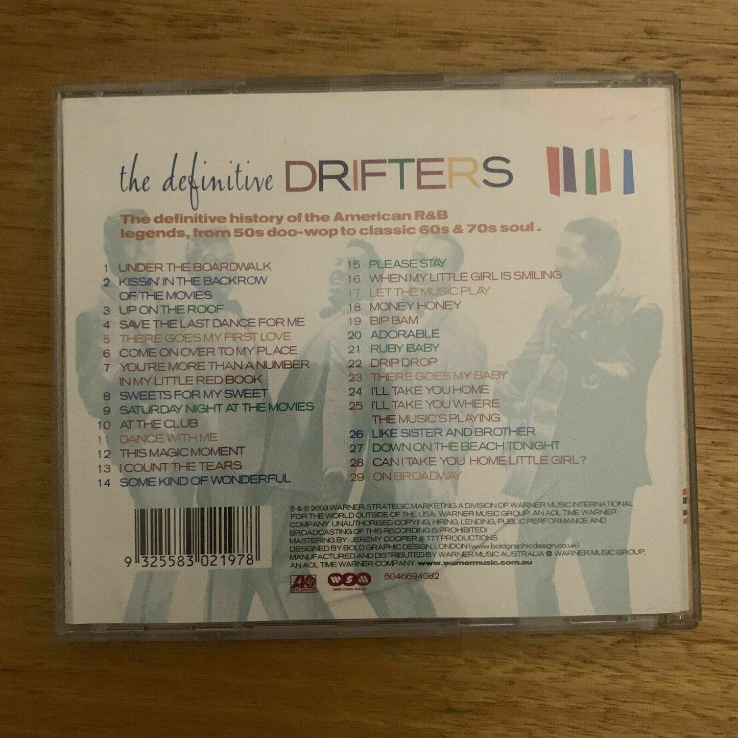 The Drifters – The Definitive Drifters (CD, 2003, Warner Bros.) Album