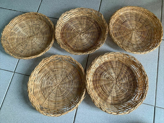 5x Bamboo Placemat 25cm