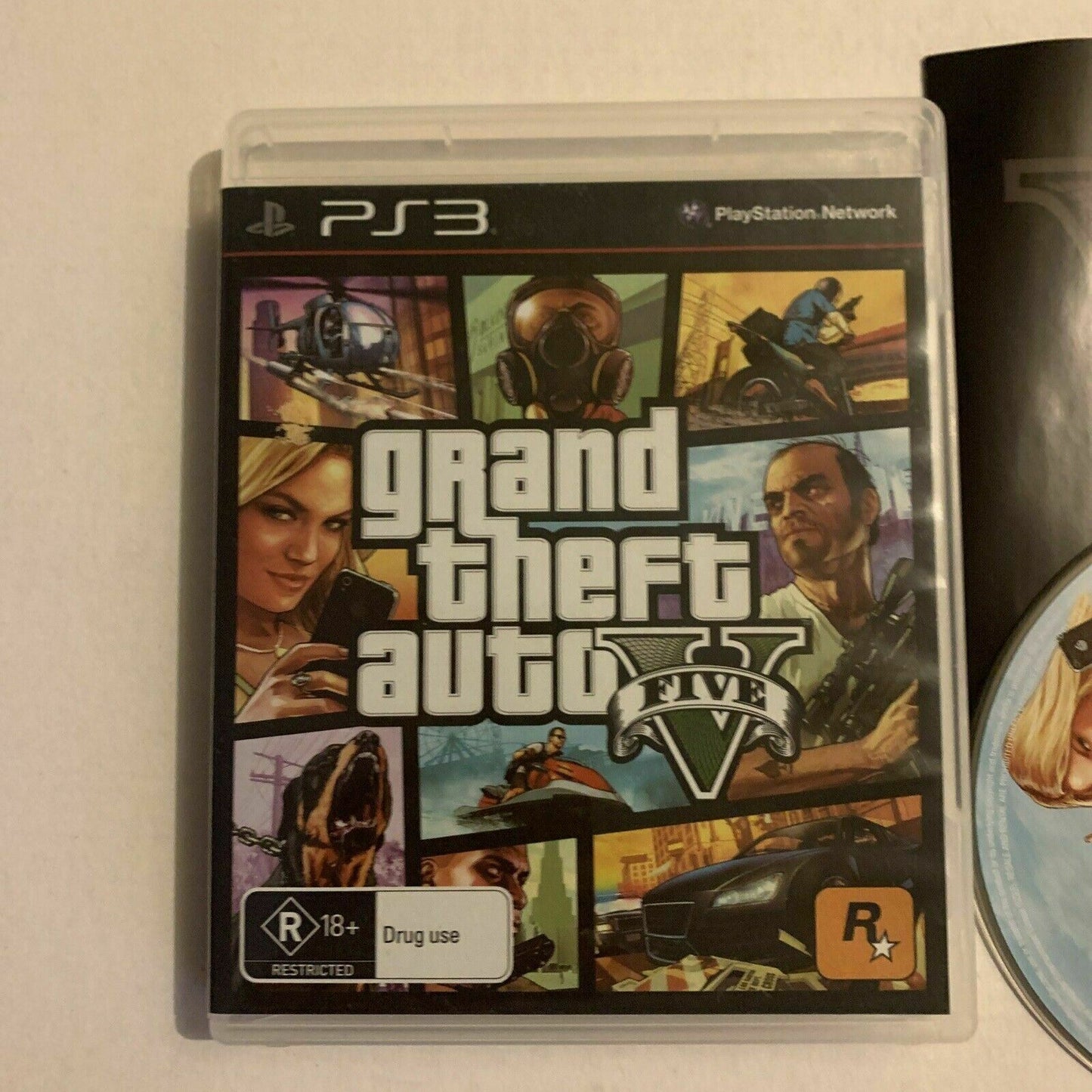 Grand Theft Auto V - PlayStation 3 PS3 Game with Manual