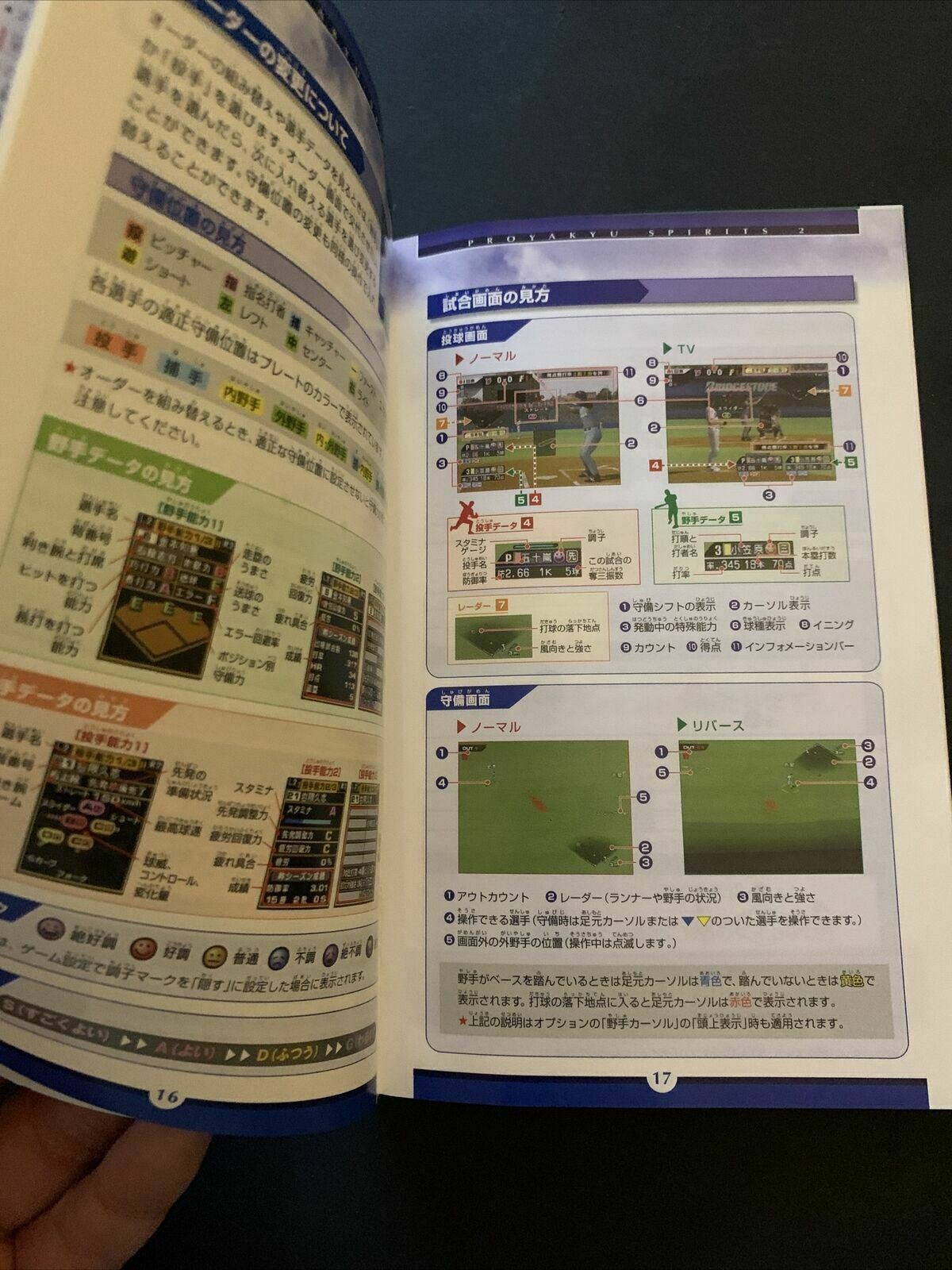 Pro Yakyu Spirits 2 Baseball - PS2 NTSC-J Japan Game w Manual